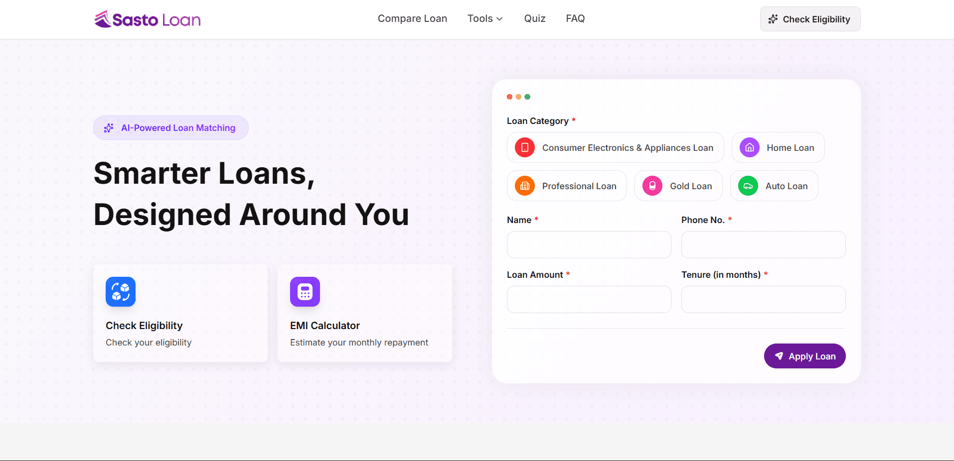 SastoLoan (Loan Marketplace Platform)